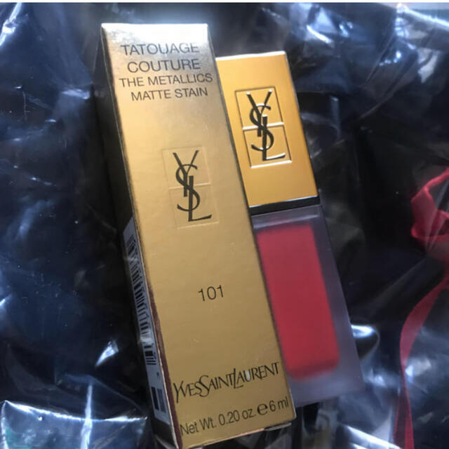 Yves Saint Laurent Beaute(イヴサンローランボーテ)のイブサンローラン YSL タトワージュ クチュール ザ メタリック 新品未使用  コスメ/美容のベースメイク/化粧品(口紅)の商品写真