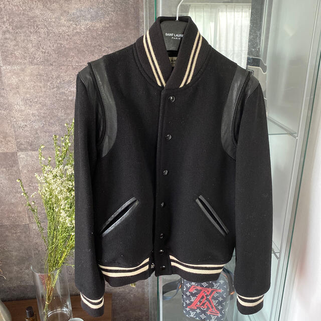 サンローラン テディジャケット サイズ34 Saint Laurent 最旬ダウン 48