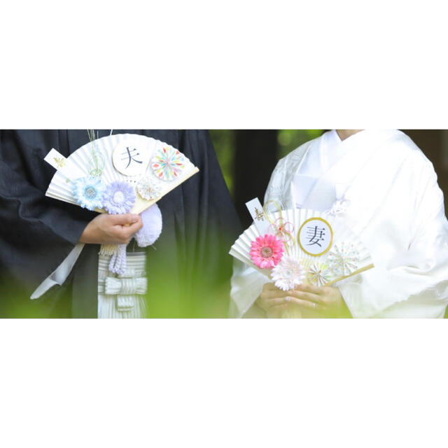 扇子フロップス 結婚式前撮り他 ハンドメイドのウェディング(その他)の商品写真