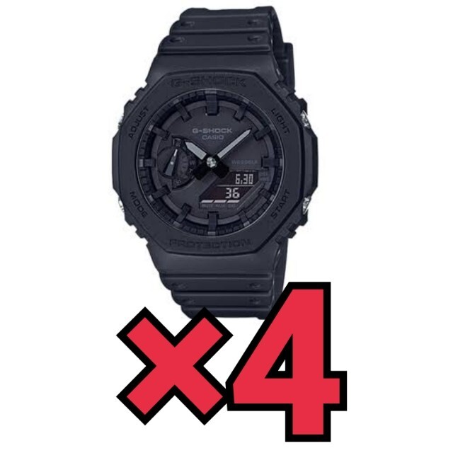 GA-2100-1A1JF G-SHOCK CASIO 4個 ジーショック