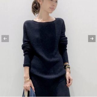 アパルトモンドゥーズィエムクラス(L'Appartement DEUXIEME CLASSE)のl’appartement Thermal Knit ネイビー(ニット/セーター)