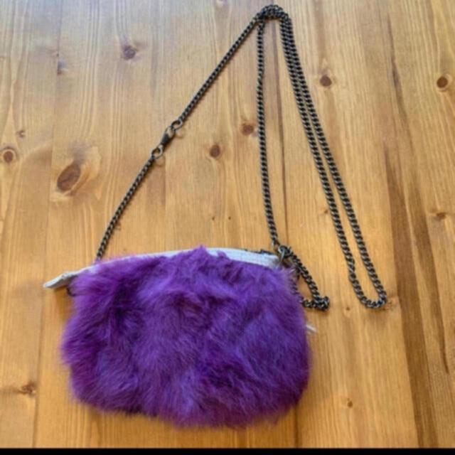 【即日発送】紫ファーがかわいい♡ショルダーバック メンズのバッグ(ショルダーバッグ)の商品写真
