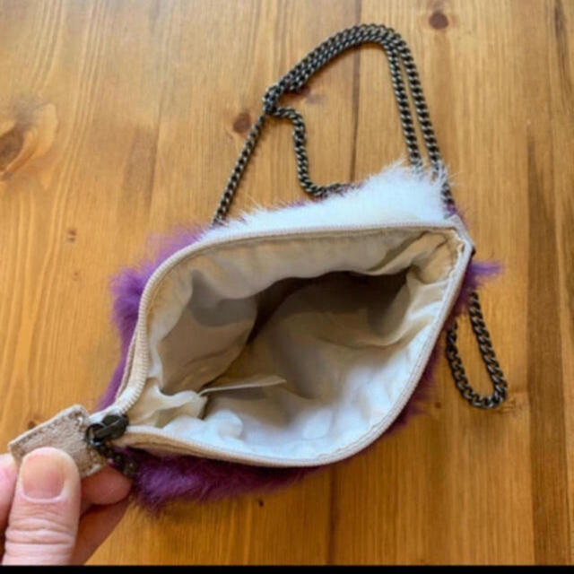 【即日発送】紫ファーがかわいい♡ショルダーバック メンズのバッグ(ショルダーバッグ)の商品写真