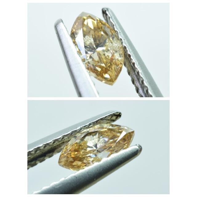 天然ダイヤモンド ルース マーキスカット 0.568ct CGLソーティング-