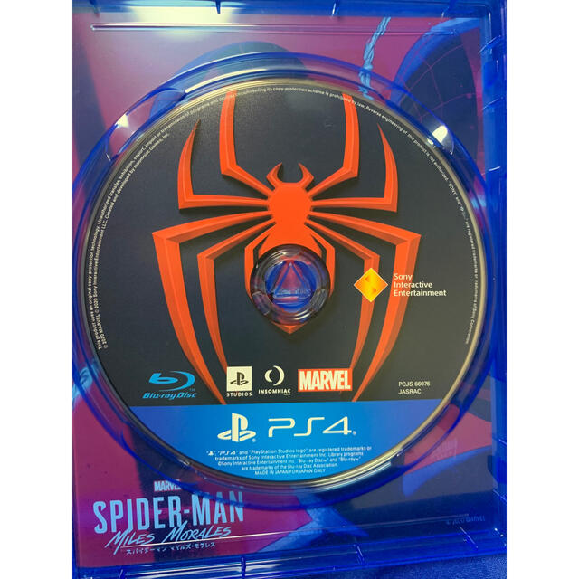 【コード未使用】PS4 スパイダーマン マイルズ モラレス エンタメ/ホビーのゲームソフト/ゲーム機本体(家庭用ゲームソフト)の商品写真