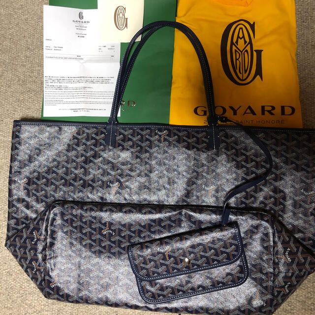 GOYARD(ゴヤール)のゴヤール トート サンルイ GM ネイビー 美品 メンズのバッグ(トートバッグ)の商品写真