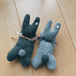 ハンドメイド うさぎクリップ(インテリア雑貨)