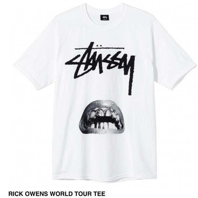 STUSSY RICK OWENS 40th WORLD TOUR Tシャツ