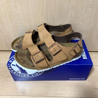 ビルケンシュトック(BIRKENSTOCK)のBIRKENSTOCK milano brushed brown(サンダル)