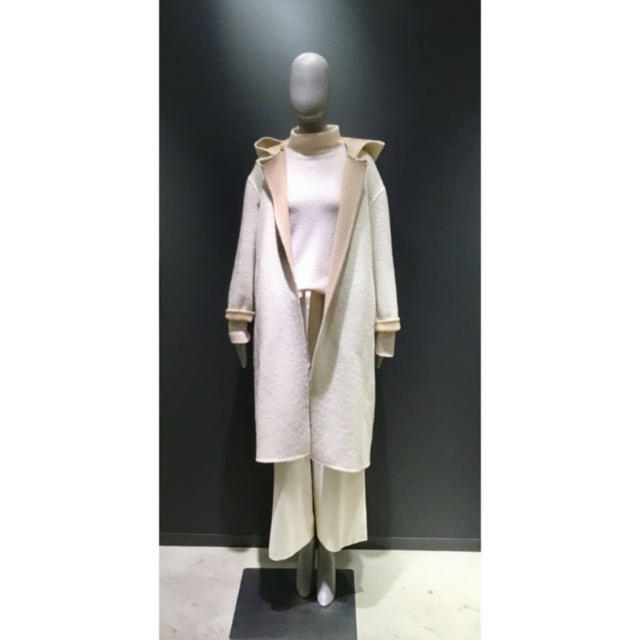 Theory 19SS フーデットコート アイボリー | organicway.co.th