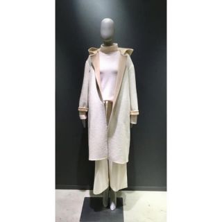 セオリー(theory)のTheory 19SS フーデットコート アイボリー(ロングコート)