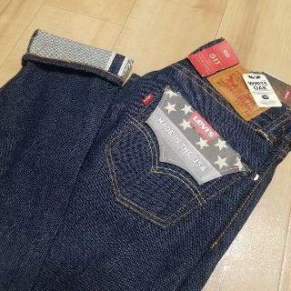 リーバイス(Levi's)の新品 リーバイス 511 リジッド W27 米国製 コーンミルズ ホワイトオー (デニム/ジーンズ)