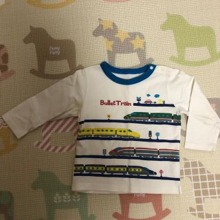 マザウェイズ(motherways)のmotherways 新幹線柄　ロンT 97(Tシャツ/カットソー)