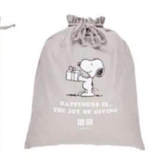 スヌーピー(SNOOPY)のスヌーピー   ユニクロ　巾着(ノベルティグッズ)