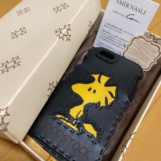 スヌーピー(SNOOPY)のSMIRNASLI SNOOPYコラボ iPhoneケース新品未使用(iPhoneケース)