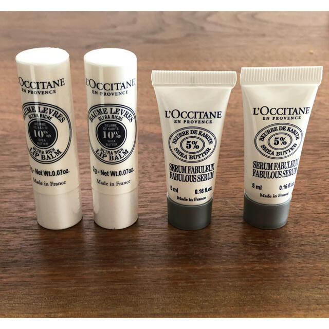 L'OCCITANE(ロクシタン)のロクシタン シア・リップクリームスティック、シアリッチモイスチャーセラム コスメ/美容のスキンケア/基礎化粧品(リップケア/リップクリーム)の商品写真