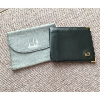 ダンヒル(Dunhill)のgeorge様専用。dunhill ダンヒル　財布　折り財布　ブラック(折り財布)