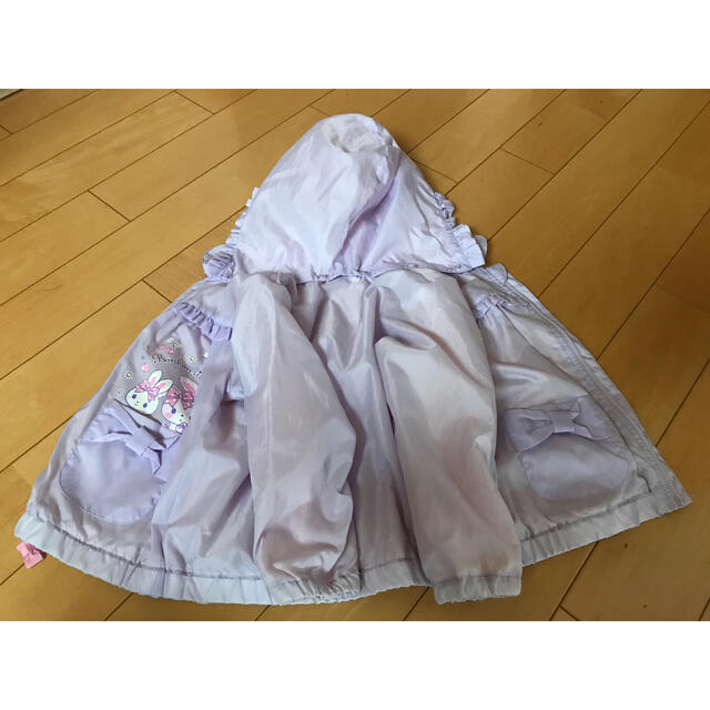 サンリオ(サンリオ)のボンボンリボン　ウィンドブレーカー キッズ/ベビー/マタニティのキッズ服女の子用(90cm~)(ジャケット/上着)の商品写真