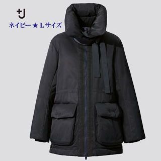 UNIQLO - ＋J☆ハイブリッドダウンショートコート紺ネイビーLの通販 by ...