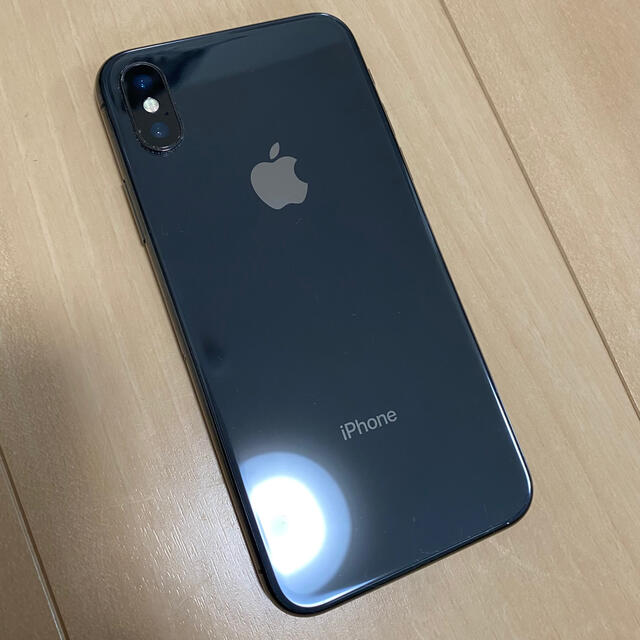 iPhone(アイフォーン)のiPhone X Space Gray 256 GB Softbank  スマホ/家電/カメラのスマートフォン/携帯電話(スマートフォン本体)の商品写真