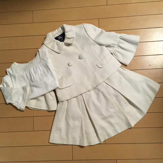 BURBERRY(バーバリー)のバーバリー　セットアップ　3点セット キッズ/ベビー/マタニティのキッズ服女の子用(90cm~)(ドレス/フォーマル)の商品写真