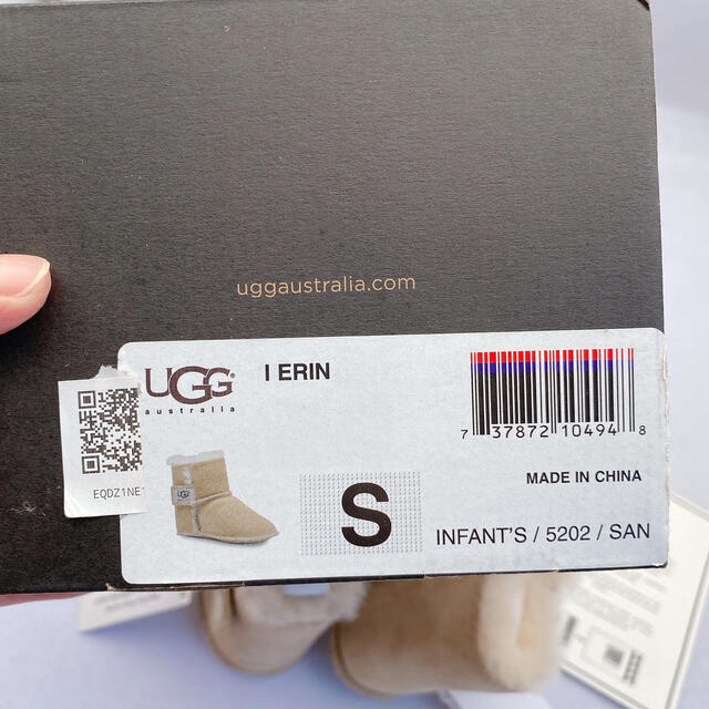 UGG(アグ)のUGG アグ　ベビー ムートンブーツ　S キッズ/ベビー/マタニティのベビー靴/シューズ(~14cm)(ブーツ)の商品写真