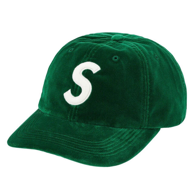 supreme velvet s logo 6 panel cap キャップ