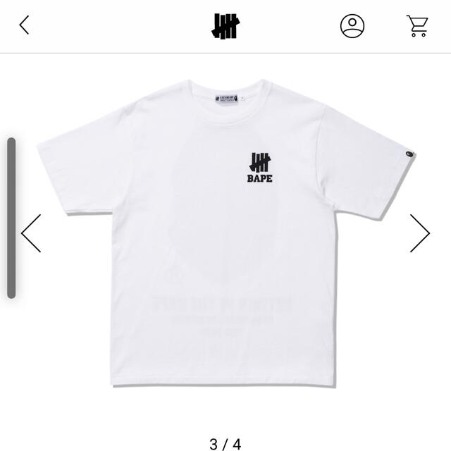 新品】【期間限定値下げ】Ｌサイズ BAPE X UNDFTD TEE - Tシャツ ...