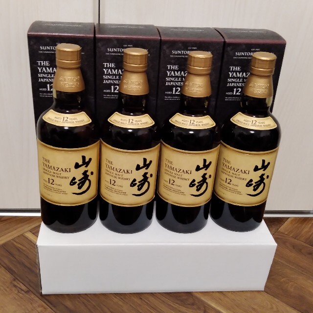 サントリー山崎12年　700ml　計４本酒