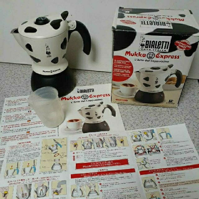 ♪BIALETTI/ビアレッティ　ムッカエキスプレス　イタリア製　２カップ スマホ/家電/カメラの調理家電(エスプレッソマシン)の商品写真