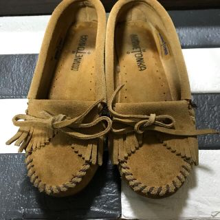 ミネトンカ(Minnetonka)の中古❤︎ミネトンカ5.5サイズ(スリッポン/モカシン)