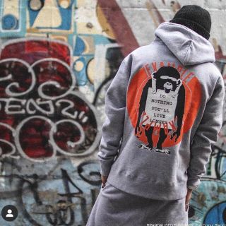 example バンクシーコラボパーカー　MONKEYSIGN HOODIE