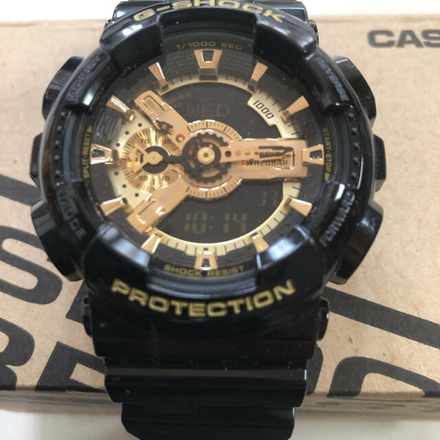 G-SHOCK(ジーショック)のCasio G-SHOCＫ　BLACK&GOLDモデル メンズの時計(その他)の商品写真