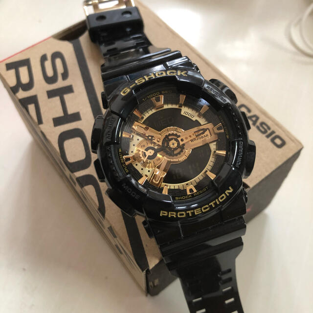 G-SHOCK(ジーショック)のCasio G-SHOCＫ　BLACK&GOLDモデル メンズの時計(その他)の商品写真