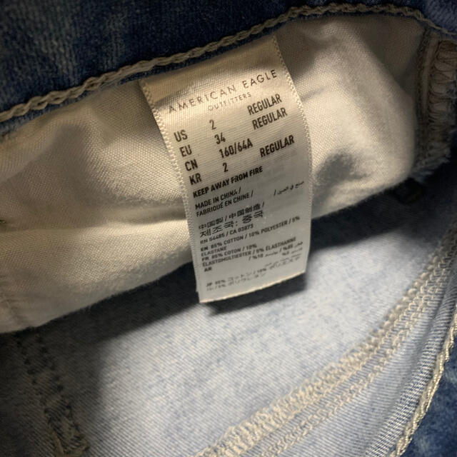 American Eagle(アメリカンイーグル)のアメリカンイーグル SP HR ジェギング デニム US2R V35 レディースのパンツ(スキニーパンツ)の商品写真