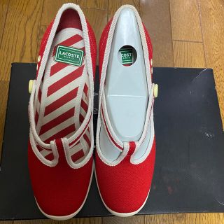 ラコステ(LACOSTE)のLACOSTE パンプス　ヒール　赤(ハイヒール/パンプス)