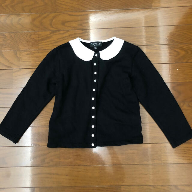 agnes b.(アニエスベー)のアニエスｂ　キッズ　カーディガン キッズ/ベビー/マタニティのキッズ服女の子用(90cm~)(カーディガン)の商品写真