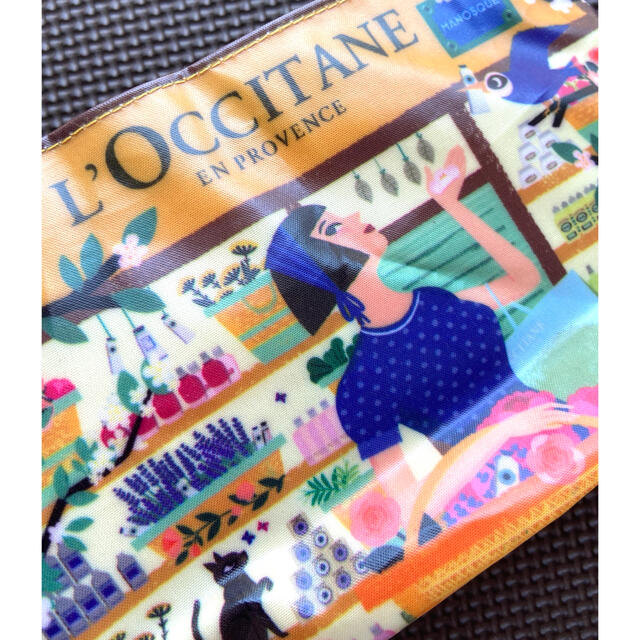 L'OCCITANE(ロクシタン)のL'OCCITANE ロクシタン プロヴァンス マルチポーチ ビニールポーチ コスメ/美容のコスメ/美容 その他(その他)の商品写真