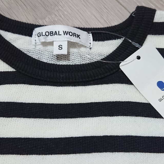 GLOBAL WORK(グローバルワーク)のグローバルワーク☆ボーダーカットソー キッズ/ベビー/マタニティのキッズ服女の子用(90cm~)(Tシャツ/カットソー)の商品写真