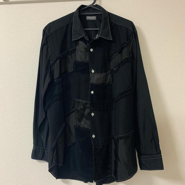 メンズCOMME des GARÇONS HOMME  パッチワークシャツ