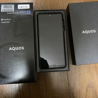 SHARP - AQUOS R5G アースブルー256GB SIMロック解除済み 充電