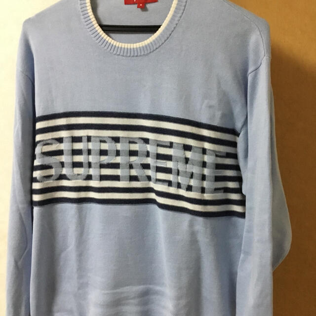 シュプリーム　20SS  chest stripe sweater