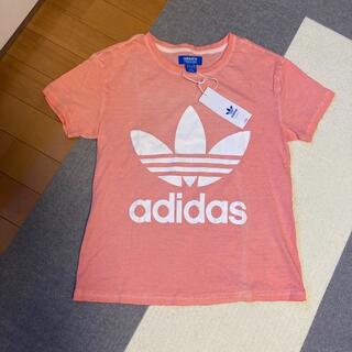 アディダス(adidas)のアディダス　サーモンピンクTシャツ(Tシャツ(半袖/袖なし))