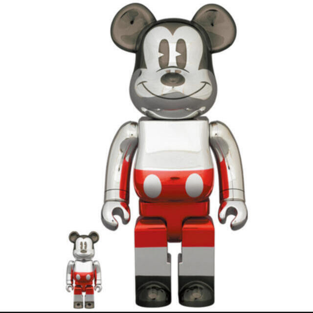 MEDICOM TOY(メディコムトイ)のBE@RBRICK FUTURE MICKEY 2nd 100％ & 400％ エンタメ/ホビーのおもちゃ/ぬいぐるみ(キャラクターグッズ)の商品写真