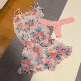 フォーエバートゥエンティーワン(FOREVER 21)のルームウェア　ランジェリー　レースTバックセット(ショーツ)