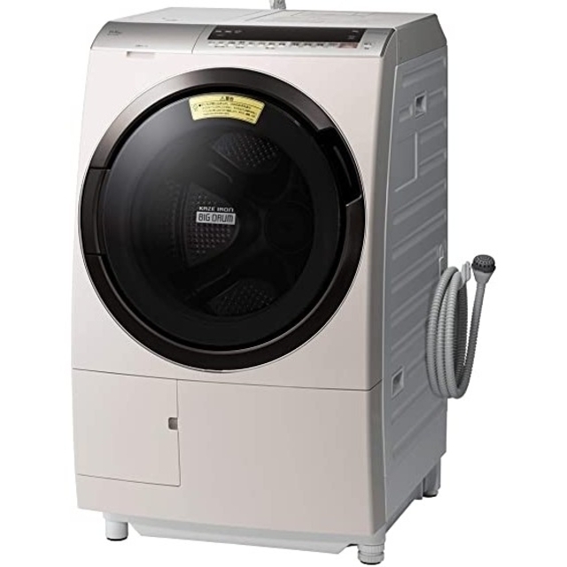 【爆売りセール開催中！】 日立 ドラム式洗濯機　ビッグドラム　洗剤自動投入　展示品　デモ品　ロゼシャンパン - 洗濯機