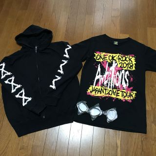 ワンオクロック(ONE OK ROCK)のONE OK ROCK パーカー　Ｔシャツ  ラバーバンド(ミュージシャン)