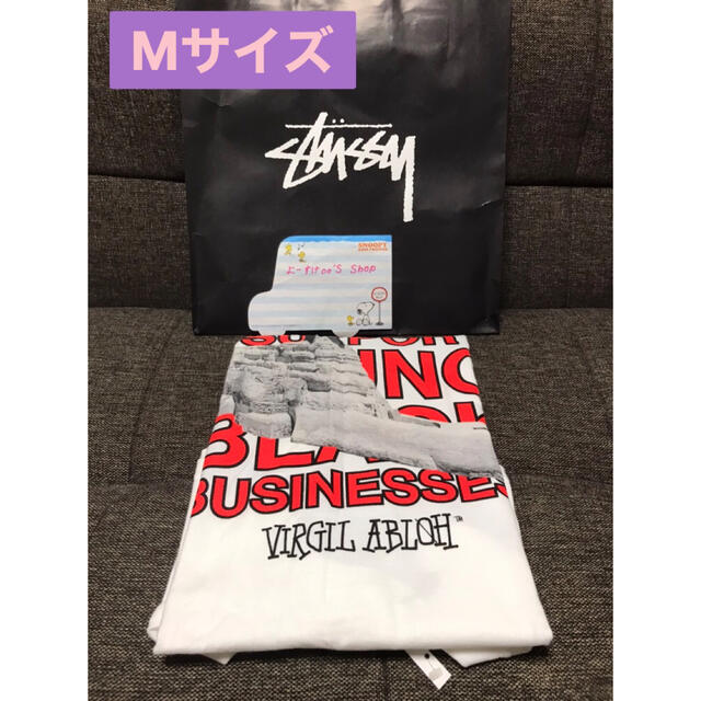 STUSSY VIRGIL ABLOH WORLD TOUR TEEメンズ