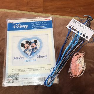 ディズニー(Disney)のオリムパス　ウェルカムボード　ミッキー　ミニー　ディズニー　刺繍(ウェルカムボード)