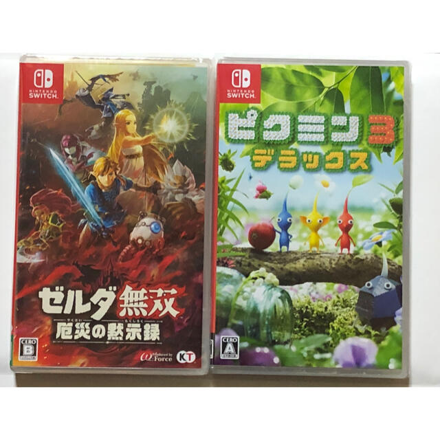 任天堂Switch ゼルダ無双厄災の黙示録＆ピクミン3デラックスのサムネイル